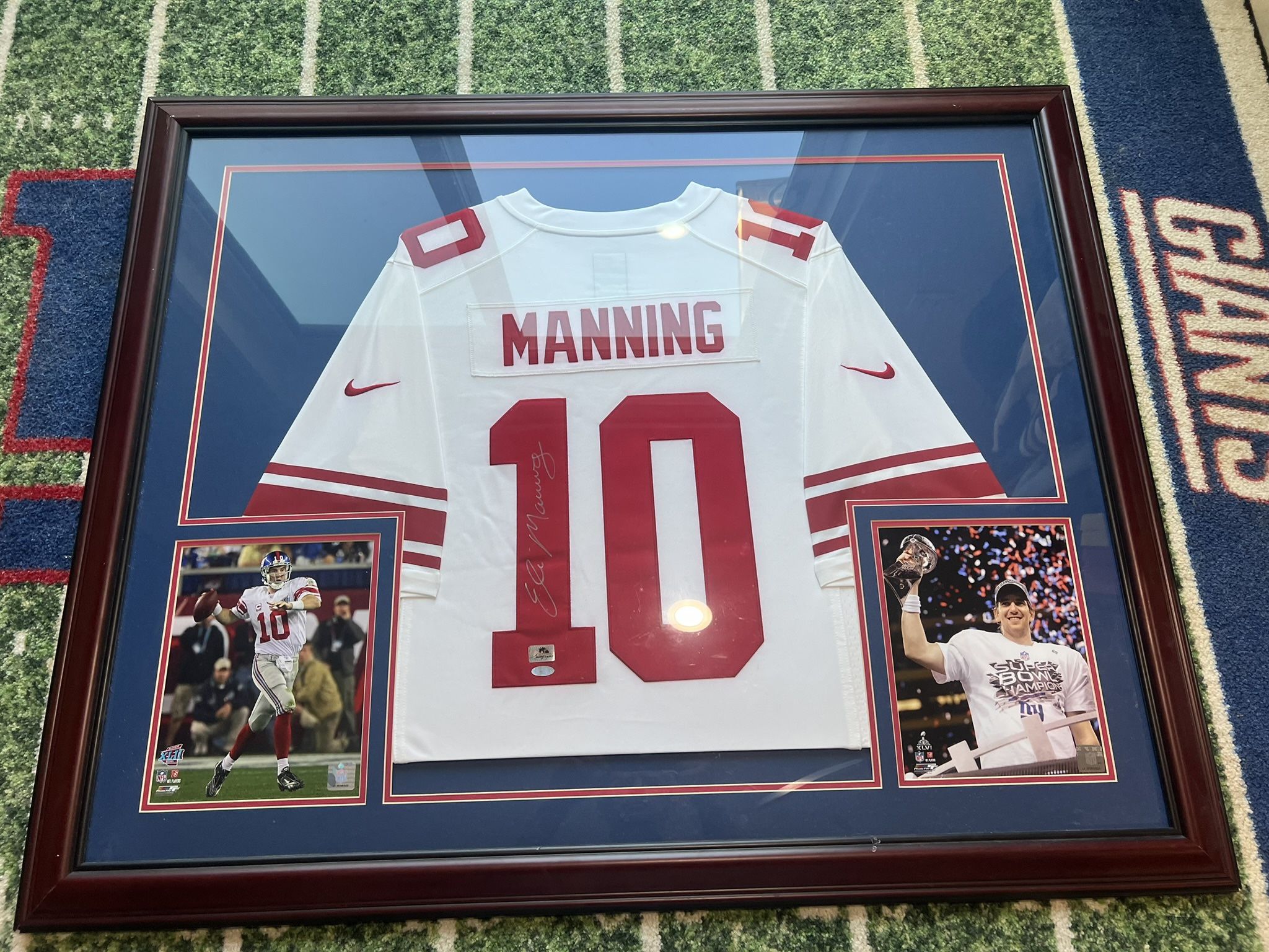 Eli Manning New York NY Giants Framed Signed Autographed Jersey With Steiner COA