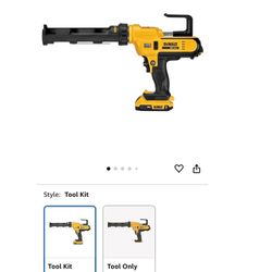 Dewalt Adhesive/ Caulking Gun Kit 