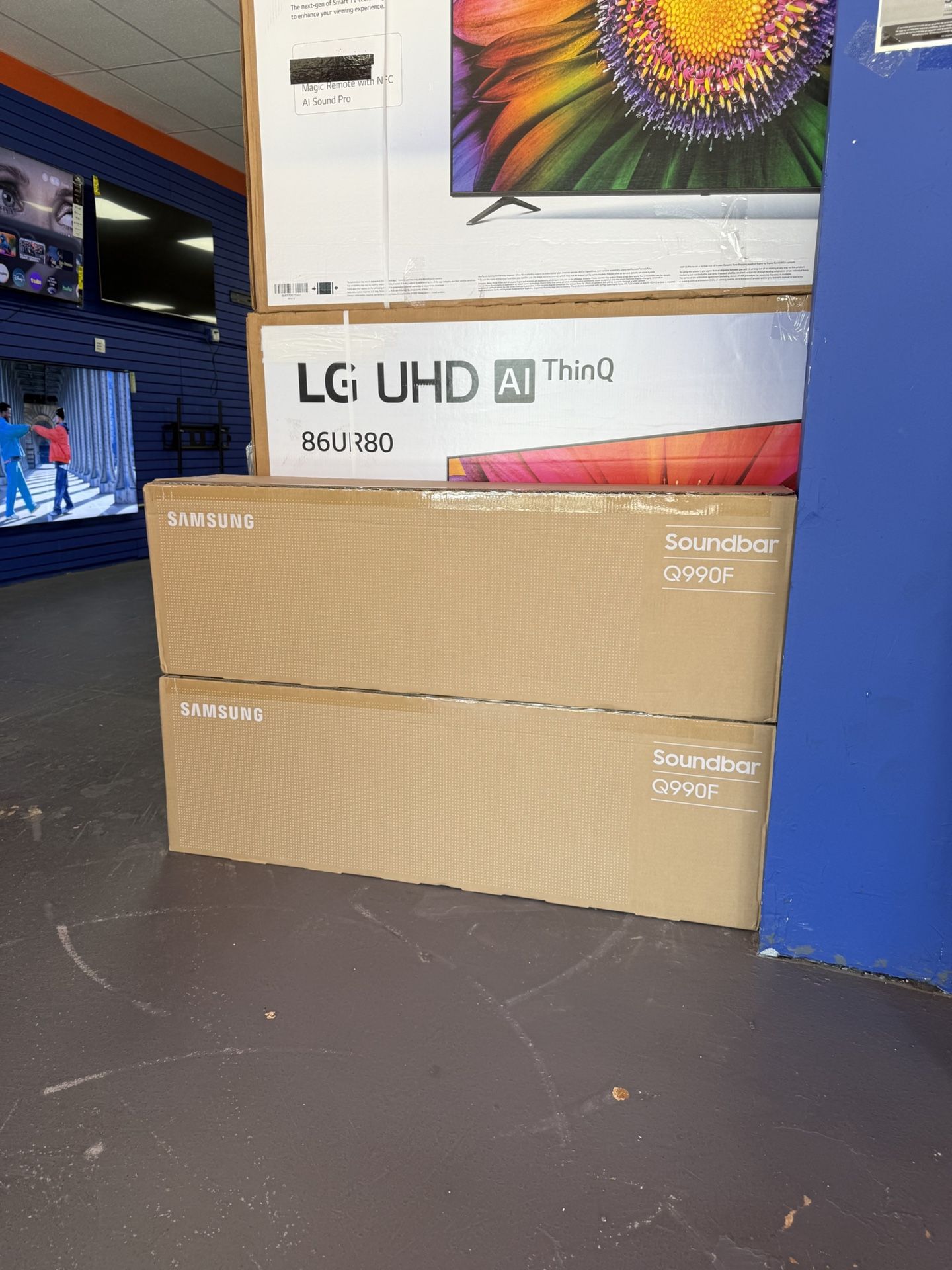 Samsung Q990F Soundbar And Subwoofer 11.1.4 Channel