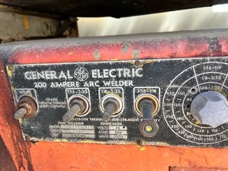 General Electric 200 Ampere Arc Welder