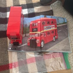 Lego London Bus - Moving