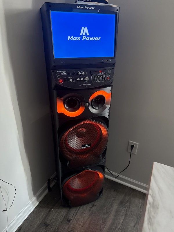 max power speaker with microphone