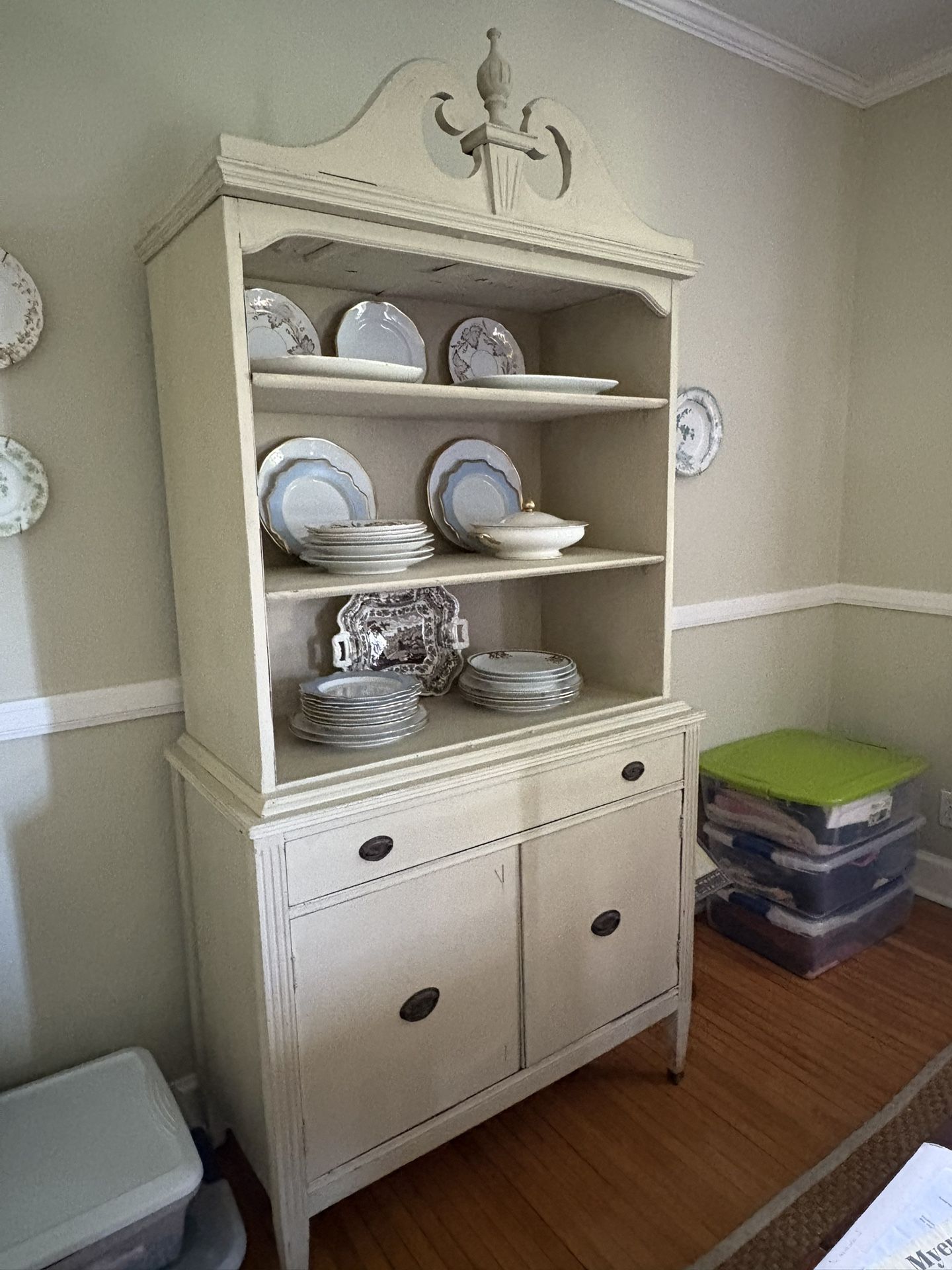 Painted China Cabinet