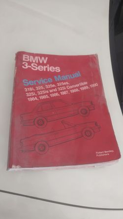BMW E30 3 series Bentley service manual
