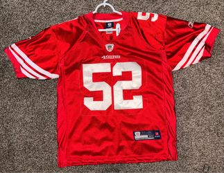 VintageReebok San Francisco 49ers Patrick Willis 52 NFL Jersey Size 48 Red/White