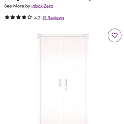Metal White Cabinet