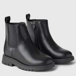 BabyGAP Toddler Girl’s Black Chelsea Boots, Size 5