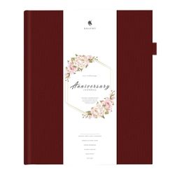 Anniversary Journal for Couples - Elegant Wedding Memory Book and Photo Album