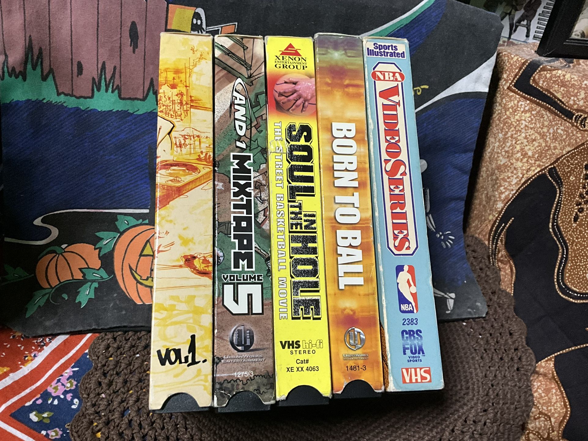 SUPER RARE Original And 1 Mixtapes Vol. 1&5 PLUS 3 Other OOP Basketball VHS  Born To