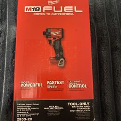 Milwaukee Fuel M18 1/4 Hex  impact driver New