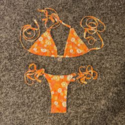 Blackbough Swim Orange Bikini Set