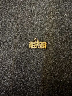 14k gold pendants and 3 pair of baby earrings