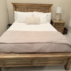 Queen Bed + Nightstand