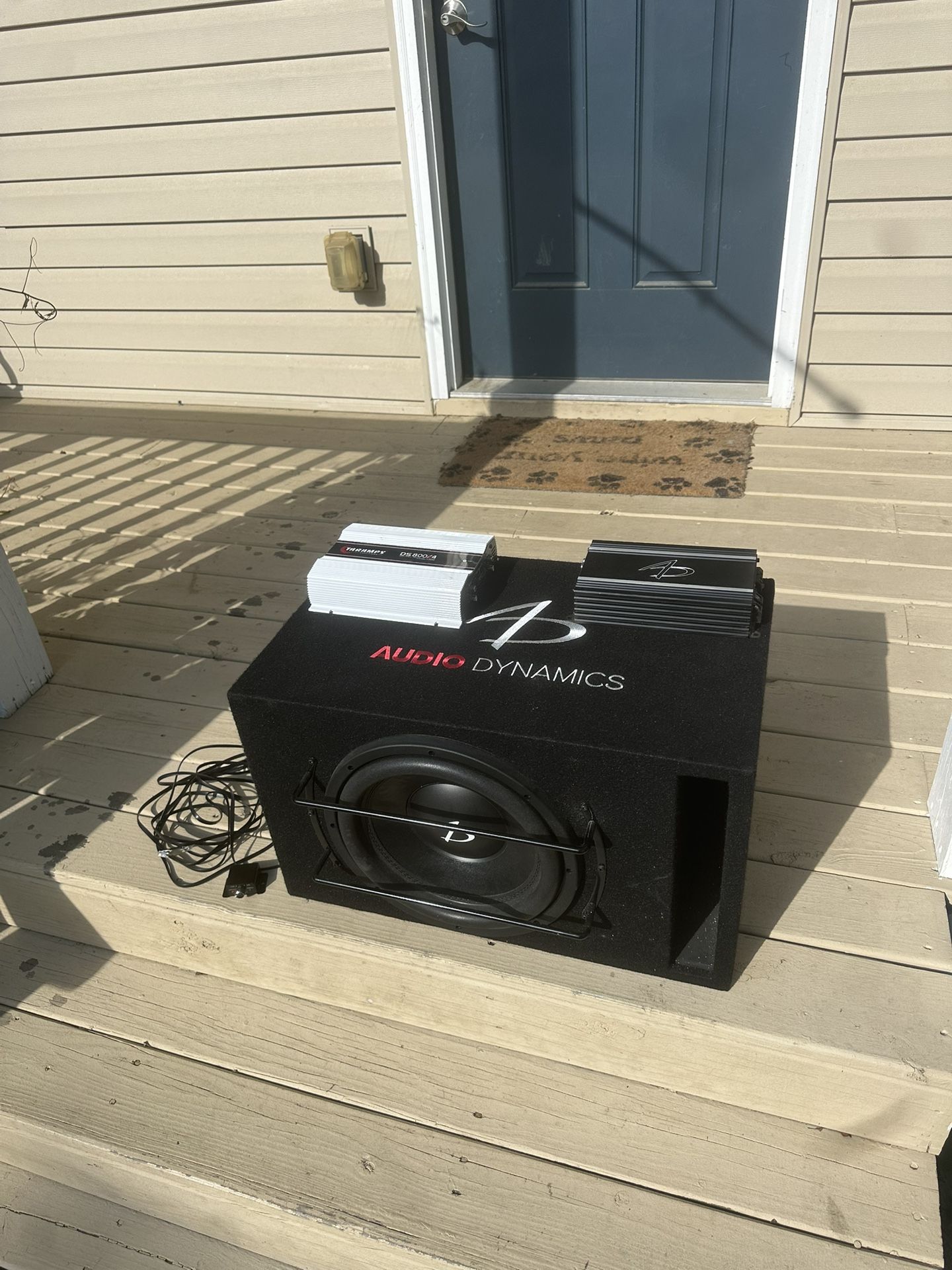 Car audio- Subwoofer &Amplifier