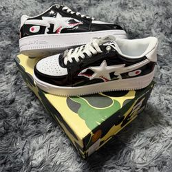 BAPE Bapesta Shark Low-Top Sneakers