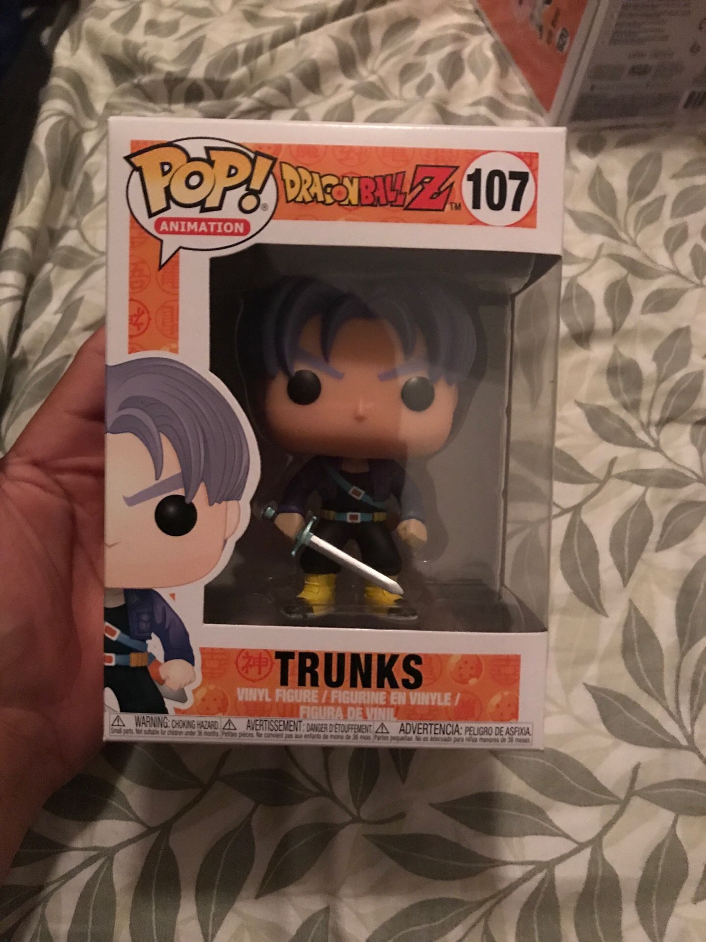 Dragon ball z trunks funko pop