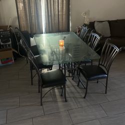 Glass Dining Tables Set