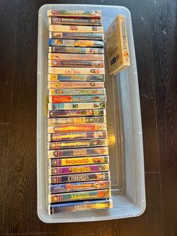 DISNEY VHS tapes