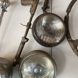 Spotlights 1948.  Fog Lights Fleetline Master Deluxe Chevy