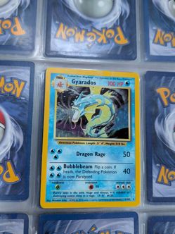 Pokemon Card--Holographic Gyarados