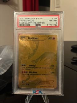 Reshiram #114 psa 8