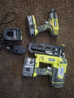 Ryobi nailer and impact gun