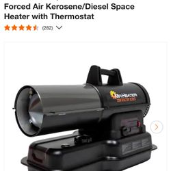 Mr. Heater Contractor 80,000 BTU Black Forced Air Kerosene/Diesel Space Heater with Thermostat