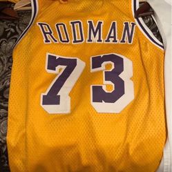 Los Angeles Lakers Jersey Rodman