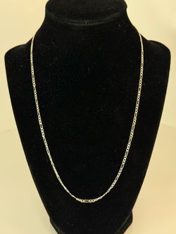925 Sterling Silver 20” Figaro Link Chain, 2.3mm.