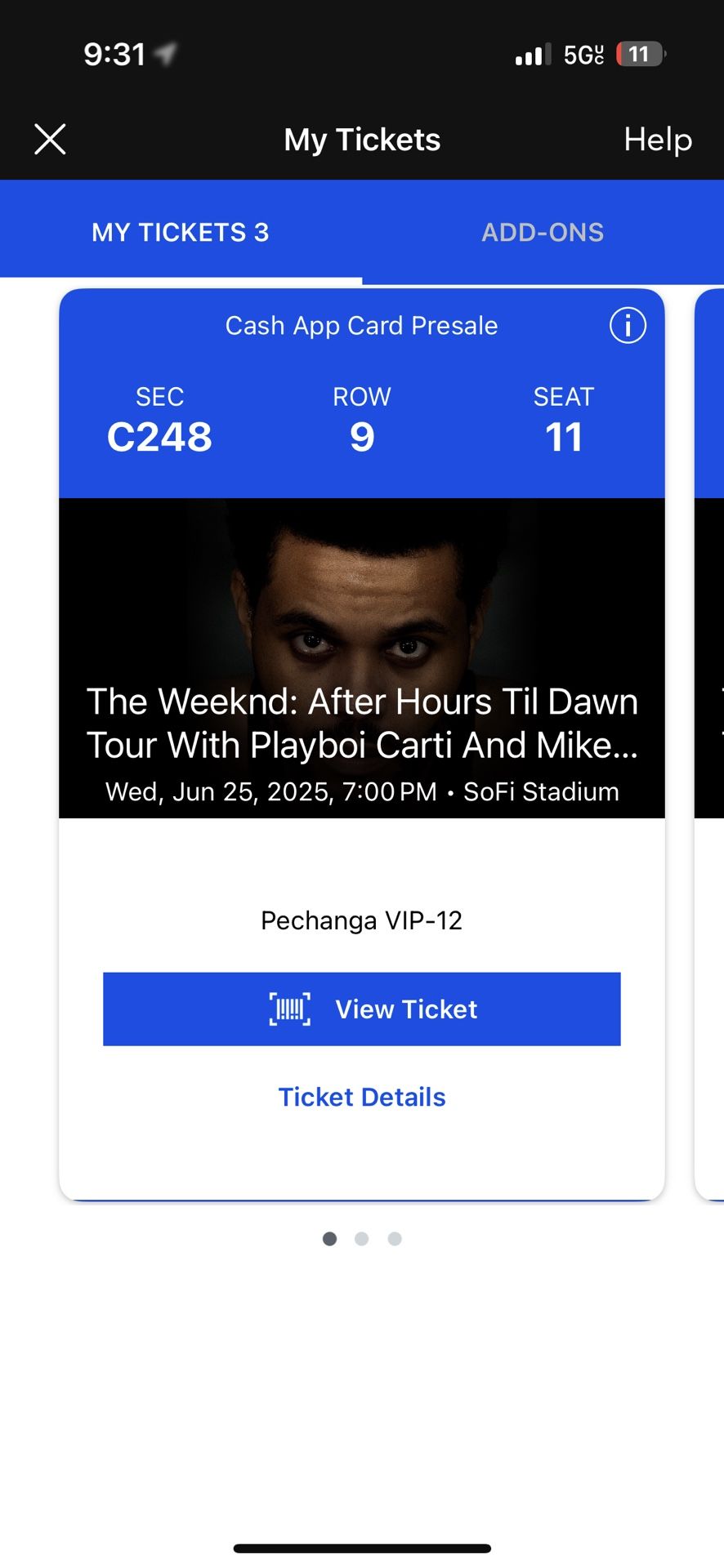 AFTER HOURS TILL DAWN TOUR THE WEEKND CONCERT ABEL TESFAYE