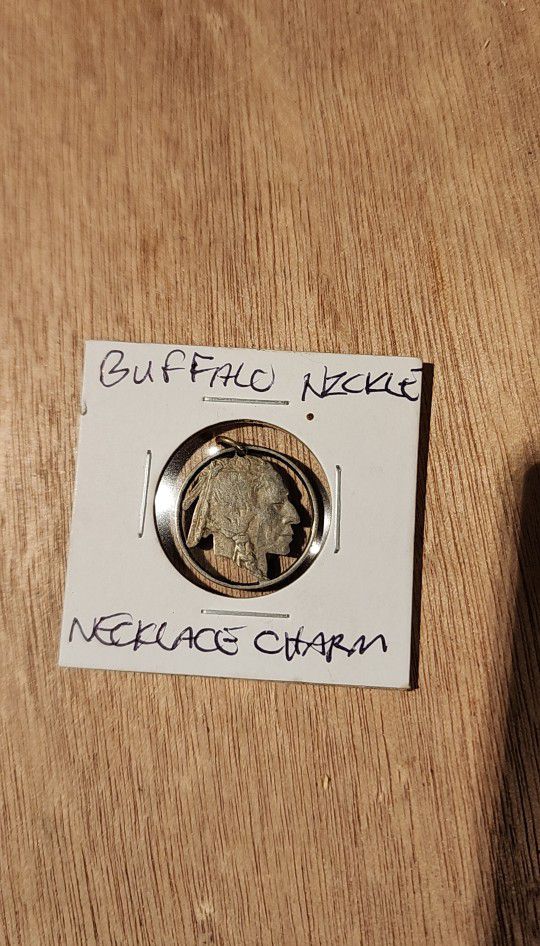 Buffalo Nickle Necklace Charm