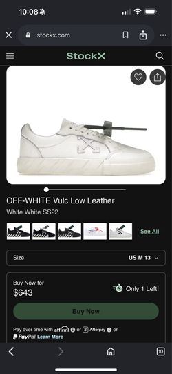 Off White Vulc Low Leather