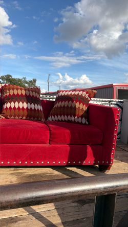 Red couch