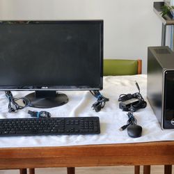Dell Inspiron 3646 Windows Desktop / Asus 24S LCD Monitor 
