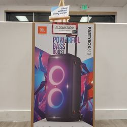 Jbl Partybox 310 Bluetooth Speaker Brand New - $1 DOWN TODAY, NO CREDIT NEEDED