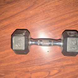 1 12 lb dumbell