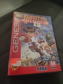 Gunstar Heroes Sega Genesis Game