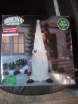 10 Foot Tall Inflatable Gnome