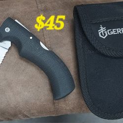 GERBER- GATOR LOCKING BLADE KNIFE