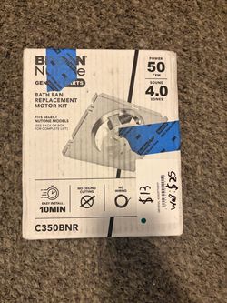 Bath fan replacement motor kit