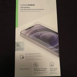 Belkin - ScreenForce UltraGlass + Anti-Microbial - iPhone 12 Pro Max