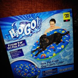 New Dog Pool Float W/Cover