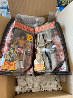 ROCKY 4 figures! NEW! In box complete series!