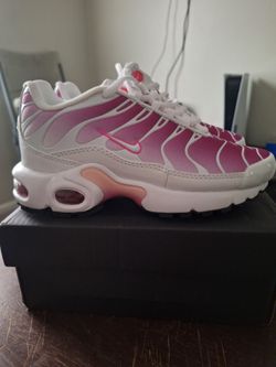 Nike Air Max TN Pink🩷 & White🤍 size 1.5y