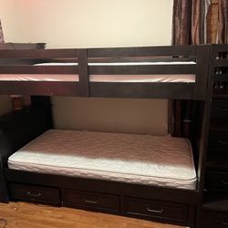 Conn s Wooden Bunk Bed Used for Sale in Arlington TX OfferUp