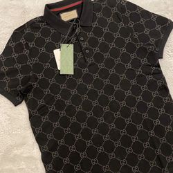 Authentic Gucci “Double GG Monogram” Polo