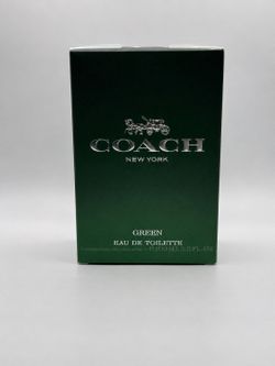 * Coach New York Green Eau de Toilette – BIG BOTTLE 3.3 oz (100 mL) – New & Sealed