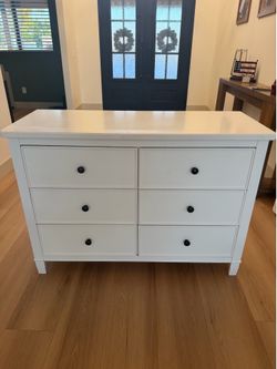 White dresser