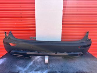 2020-2022 KIA TELLURIDE LX REAR BUMPER COVER W SENSOR HOLES OEM