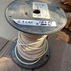 #10 White Stranded Wire Copper Approx 180 Feet